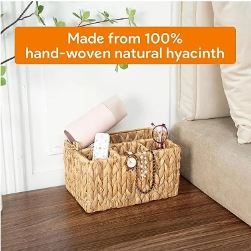 Natural Woven Wicker Kitchen Cooking Utensils / Office / Craft Supplies Holder